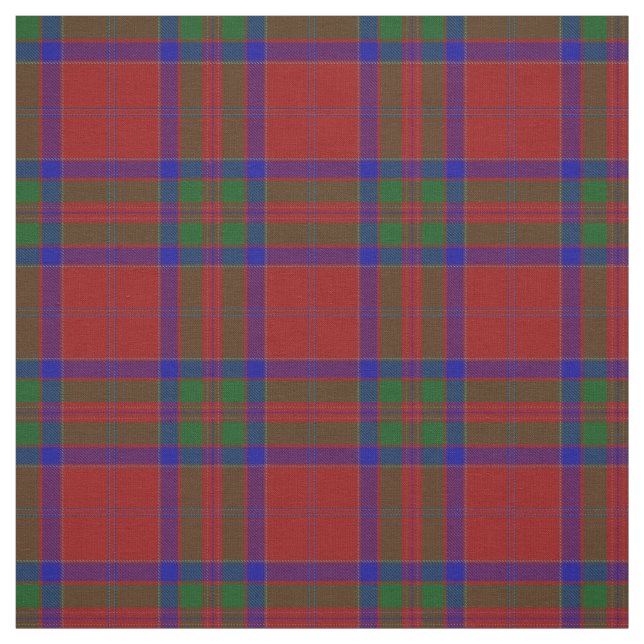 Clan MacGillivray Scottish Tartan Plaid Fabric (Swatch)