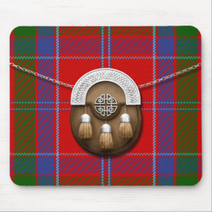 Clan MacGillivray Tartan And Sporran Mouse Mat
