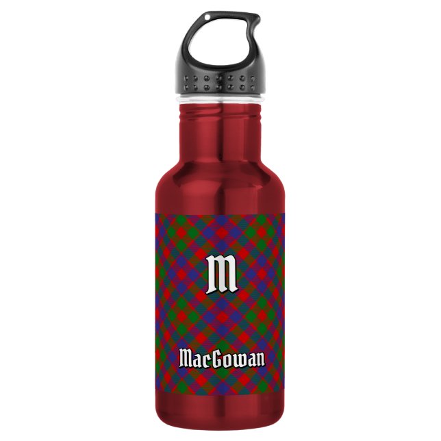 Clan MacGowan Tartan 532 Ml Water Bottle (Front)