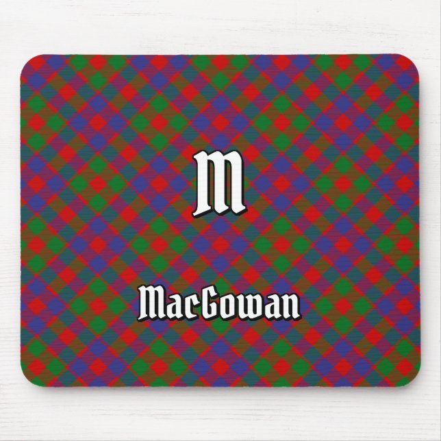 Clan MacGowan Tartan Mouse Mat (Front)