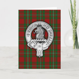 Clan MacGregor Crest & Tartan Card