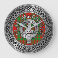 Clan MacGregor Crest & Tartan Knot