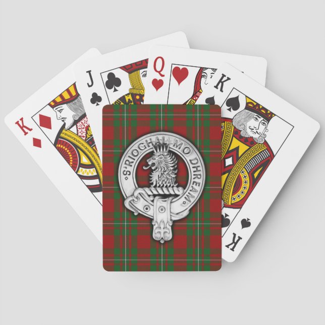 Clan MacGregor Crest &Tartan Playing Cards (Back)