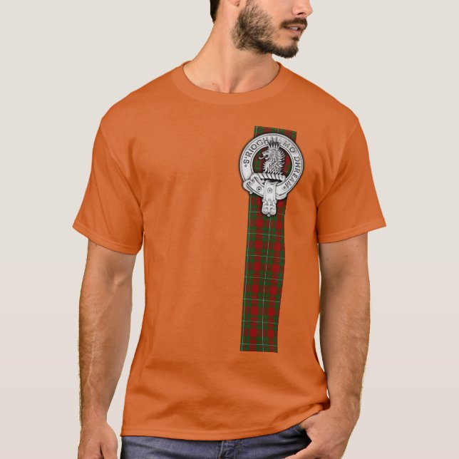 Clan MacGregor Crest &Tartan T-Shirt (Front)