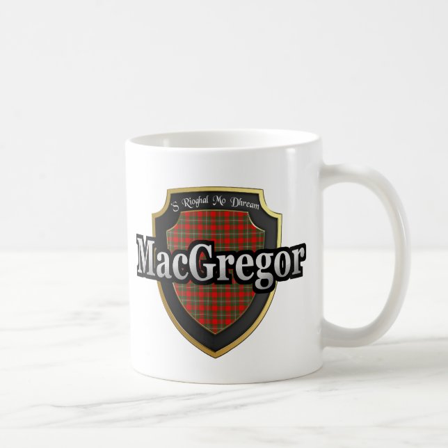 Clan MacGregor Scottish Dynasty Tartan Mugs Cups (Right)