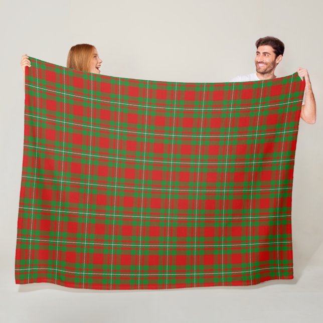 Clan MacGregor Tartan Fleece Blanket (In Situ)