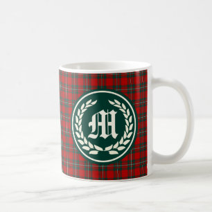 Clan MacGregor Tartan Monogram Coffee Mug