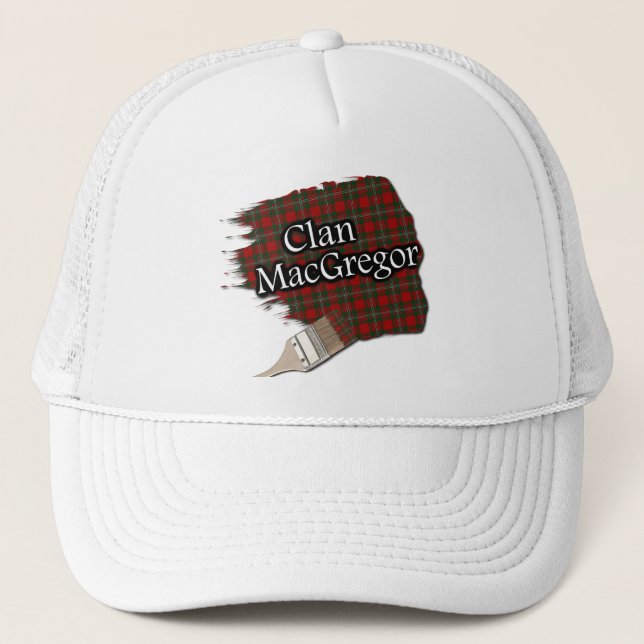 Clan MacGregor Tartan Paint Brush Cap (Front)
