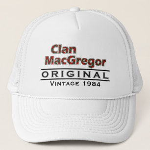 Clan MacGregor Vintage Customise Your Birthyear Trucker Hat