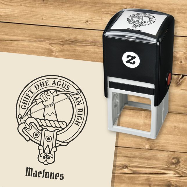 Clan MacInnes Crest Self-inking Stamp (Creator Uploaded)
