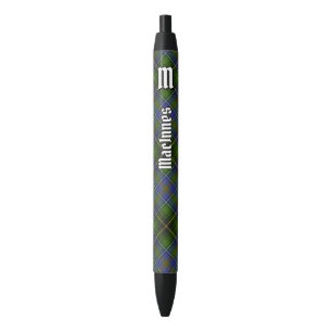 Clan MacInnes Tartan Black Ink Pen
