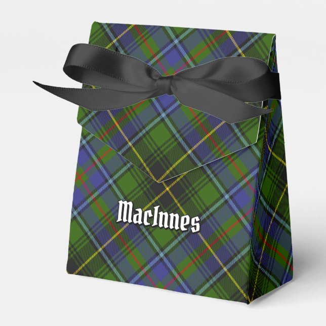 Clan MacInnes Tartan Favour Box (Front Side)