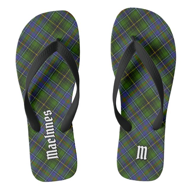 Clan MacInnes Tartan Flip Flops (Footbed)