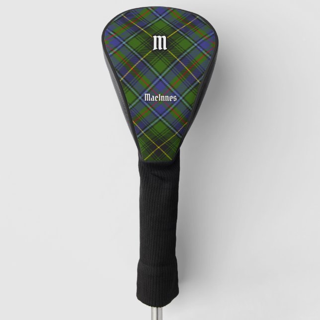 Clan MacInnes Tartan Golf Head Cover (Front)