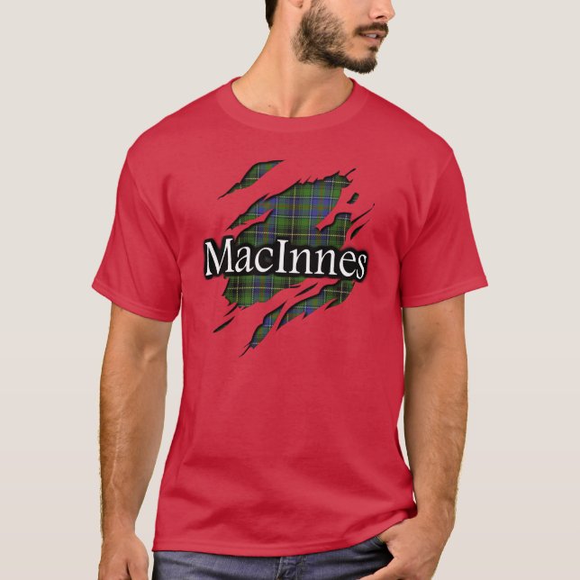 Clan MacInnes Tartan Spirit Shirt (Front)