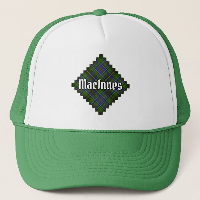 Clan MacInnes Tartan Trucker Hat (Front)
