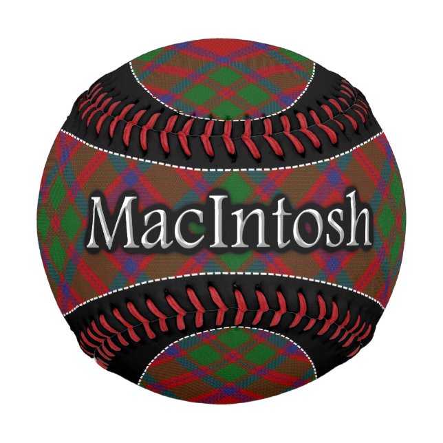 Clan MacIntosh MacKintosh Scottish Dream Tartan Baseball (Front)