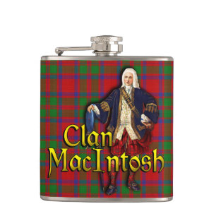Clan MacIntosh Old Scotland Hip Flask