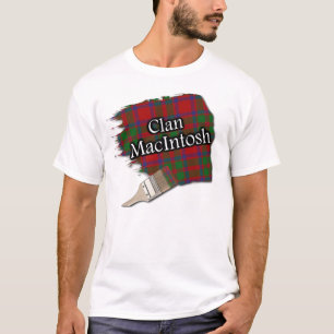Clan MacIntosh Scottish Tartan Paint Shirt