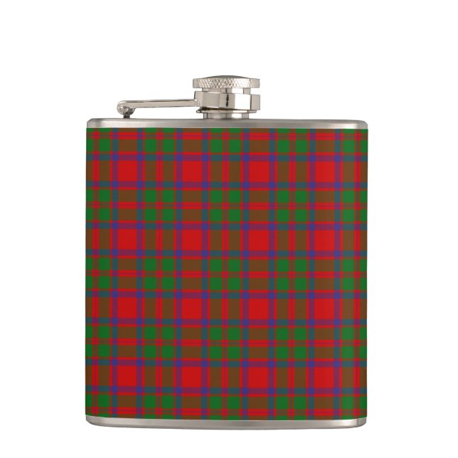 Clan MacIntosh Tartan Hip Flask (Front)
