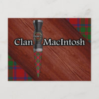 Clan MacIntosh Tartan Sgian Dubh Blade