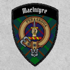 Clan Macintyre Crest over Hunting Tartan Patch