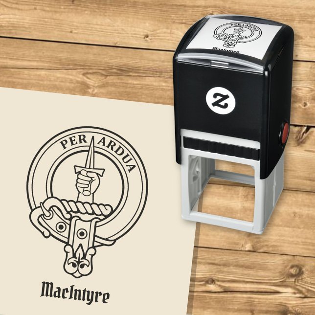 Clan MacIntyre Crest Self-inking Stamp (Creator Uploaded)