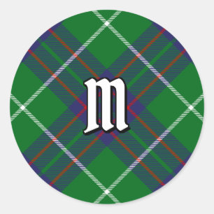 Clan MacIntyre Hunting Tartan Classic Round Sticker