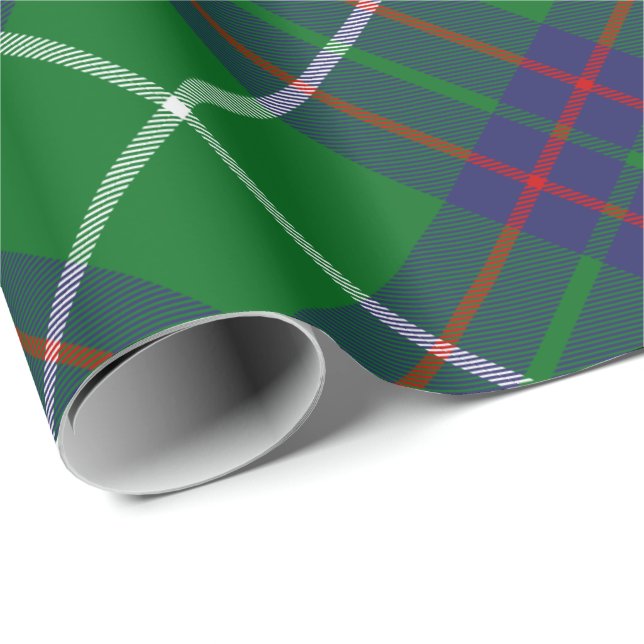 Clan MacIntyre Hunting Tartan Wrapping Paper (Roll Corner)