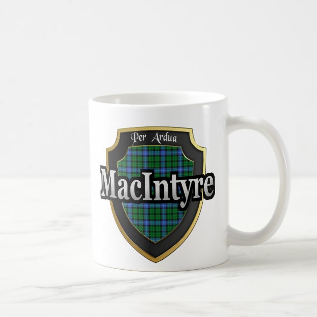 Clan MacIntyre Scottish Dynasty Tartan Mugs Cups (Right)