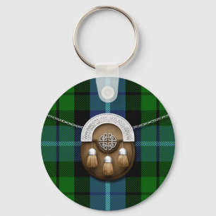 Clan MacIntyre Tartan And Sporran Key Ring