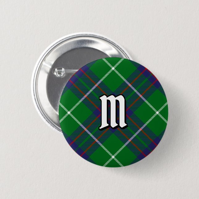 Clan MacIntyre Tartan Button (Front & Back)