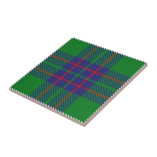 Clan MacIntyre Tartan  Tile (Side)