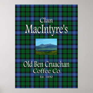 Clan MacIntyre's Old Ben Cruachan Coffee Co. Poster