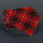 Clan MacIver MacIvor Letter M Monogram Tartan Tie<br><div class="desc">Celebrate the great Scottish Clan MacIver MacIvor with this handsome letter M monogram red and black tartan tie.</div>