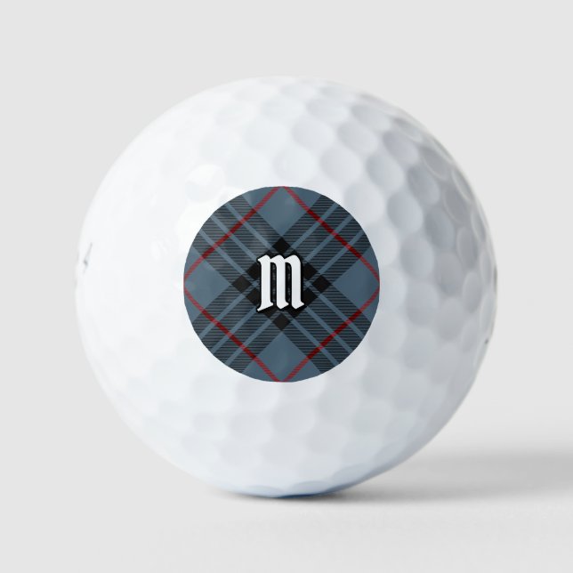 Clan MacKay Blue Tartan Golf Balls (Front)