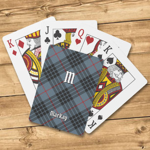 Clan MacKay Blue Tartan Playing Cards