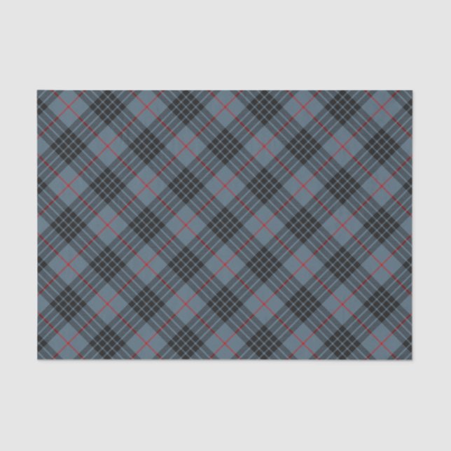 Clan MacKay Blue Tartan Tissue Paper (Front)