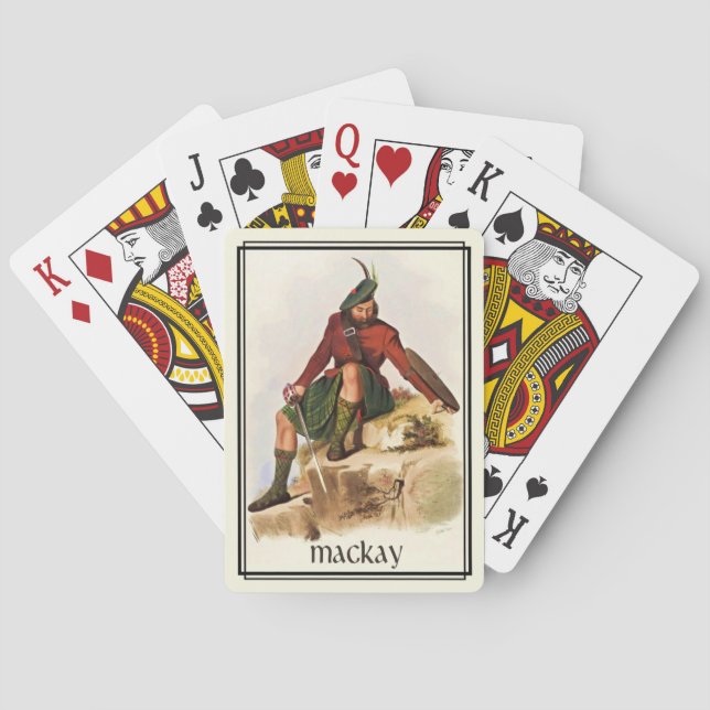 Clan MacKay Classic Scotland Bicycle Deck Playing Cards (Back)