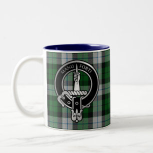 Clan MacKay Crest & Dress Tartan Two-Tone Coffee M Mug