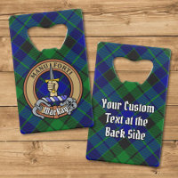 Clan MacKay Crest over Tartan
