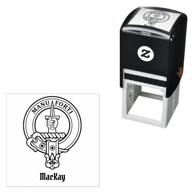 Clan MacKay Crest Self-inking Stamp (In Situ)
