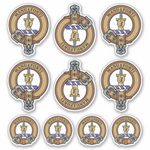 Clan MacKay Crest Sticker Set
