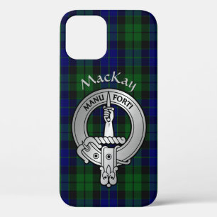 Clan MacKay Crest & Tartan iPhone 12 Case