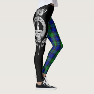 Clan MacKay Crest & Tartan Leggings