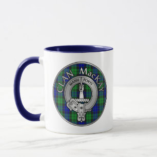 Clan MacKay Crest & Tartan Mug