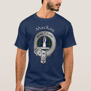 Clan MacKay Crest & Tartan T-Shirt