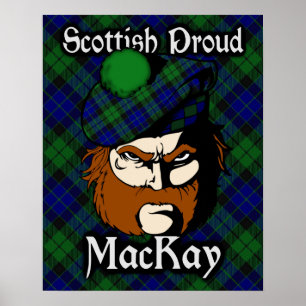 Clan MacKay Scottish Tartan Poster