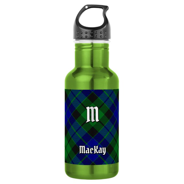 Clan MacKay Tartan 532 Ml Water Bottle (Front)