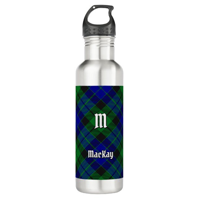Clan MacKay Tartan 710 Ml Water Bottle (Front)